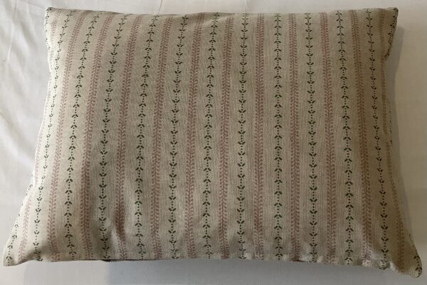 Maya Stripe Pink and Green on Natural